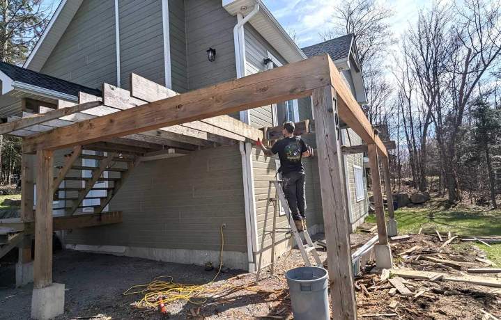 Avant rénovation immobilière Les Laurentides